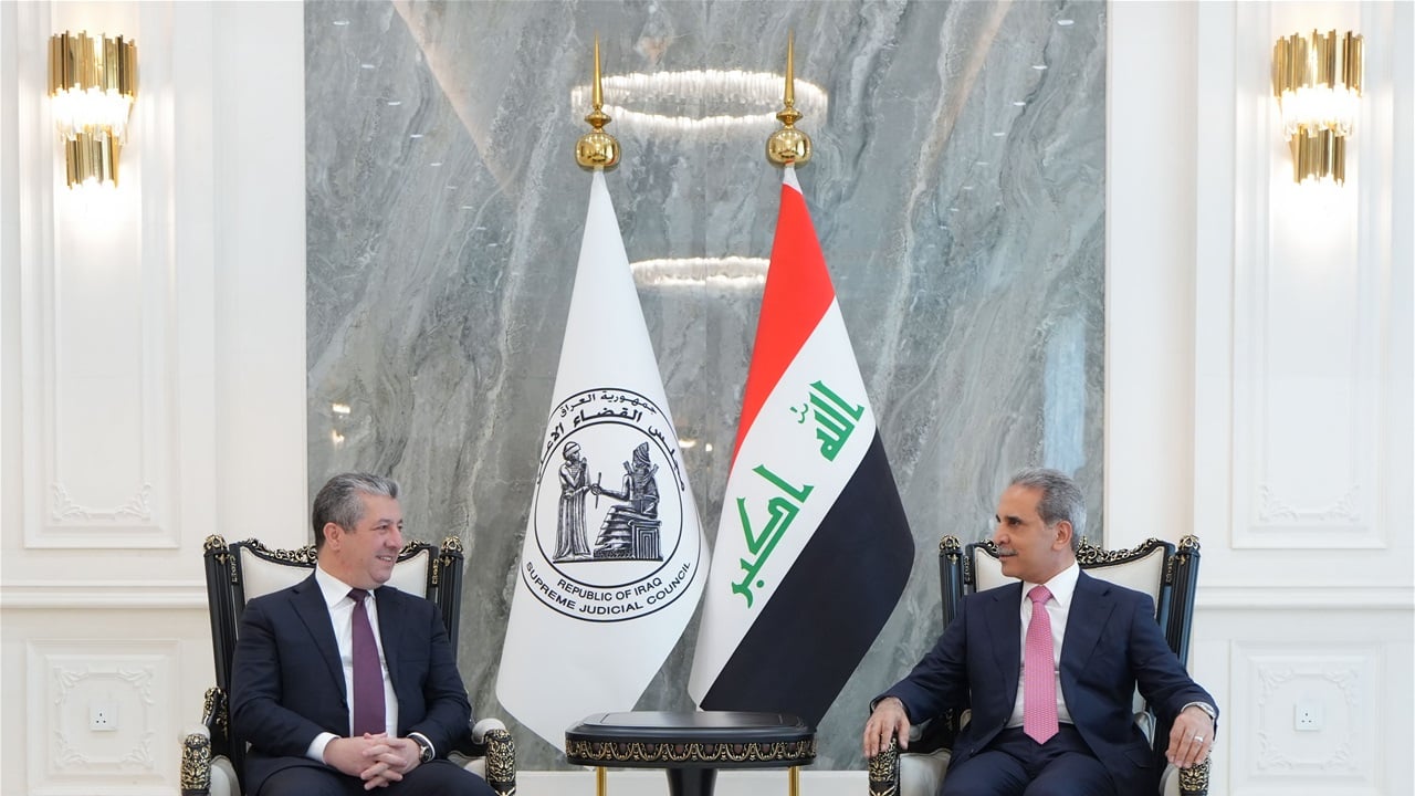 Supreme Judicial Council President receives Kurdistan Regional Government Prime Minister discuss legal files - رئيس مجلس القضاء الأعلى Supreme Judicial Council President