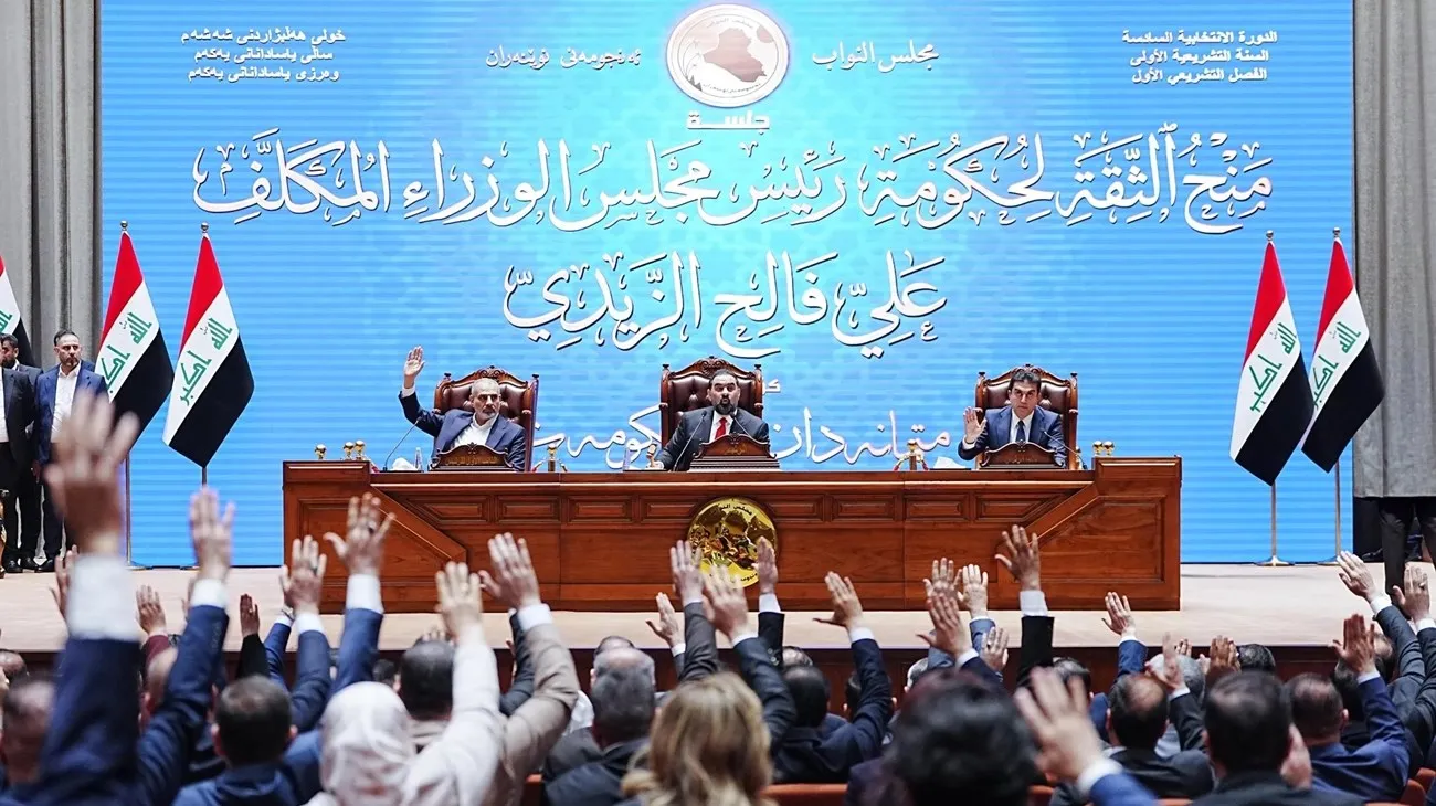 أحمد الساعدي يعلن توافق الكتل لحسم الوزارات المتبقية دفعة واحدة برلمانياً - مفاوضات الحقائب الشاغرة بالعراق Vacant portfolios negotiations Iraq
