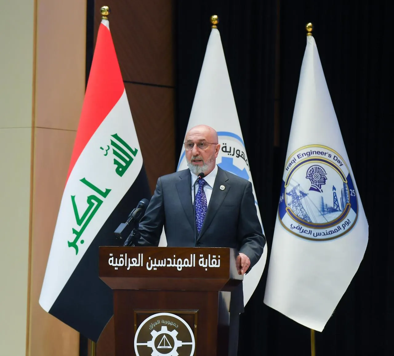 نزار آميدي يدعو لتضافر الجهود الوطنية لدعم خطط الإعمار والتنمية الاقتصادية - نقابة المهندسين العراقيين Iraqi Engineers Union