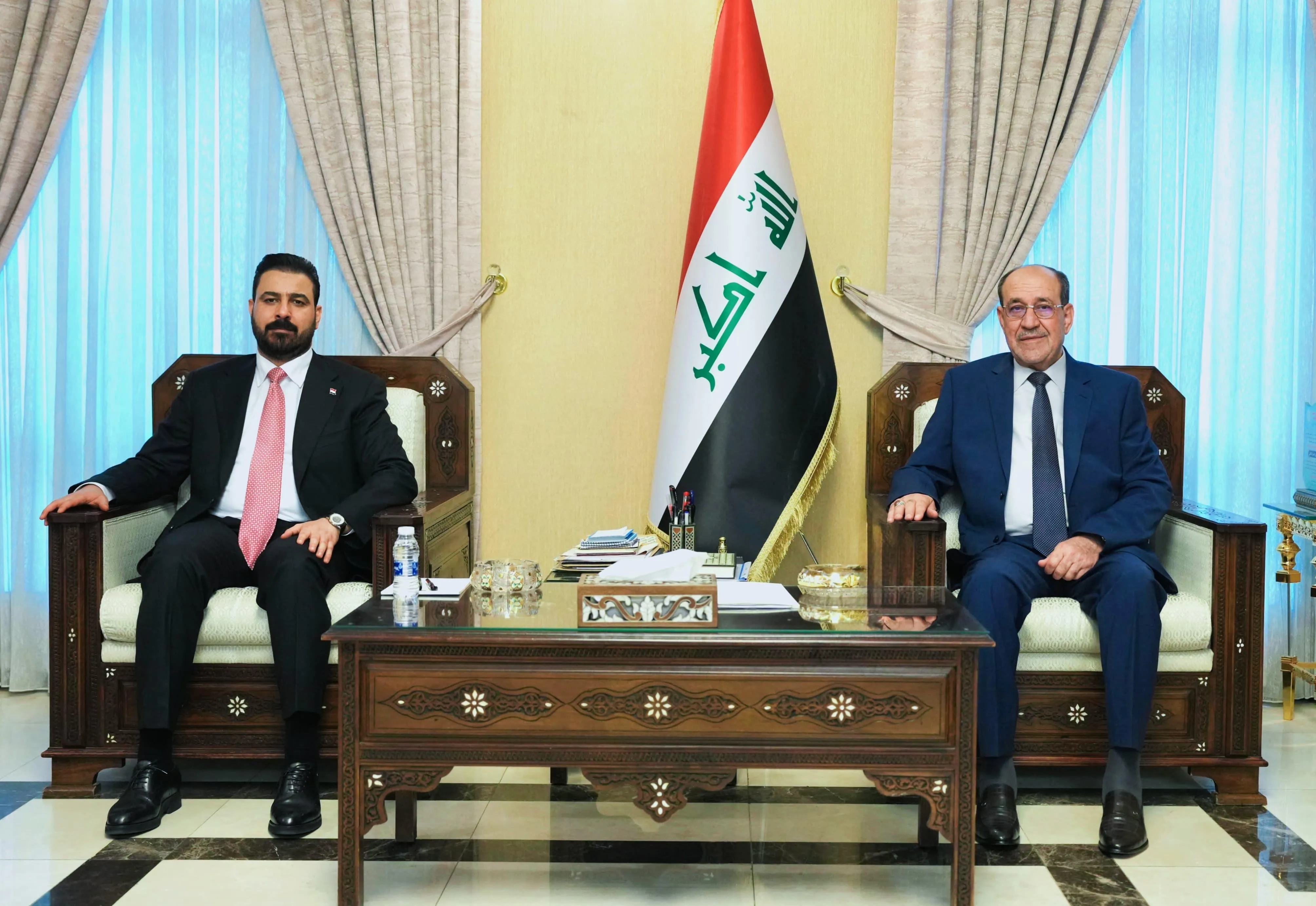 Al-Zaidi Al-Maliki meeting affirms national forces unity completing Iraqi government formation - الزيدي المالكي تشكيل الحكومة Zaidi Maliki government formation Iraq
