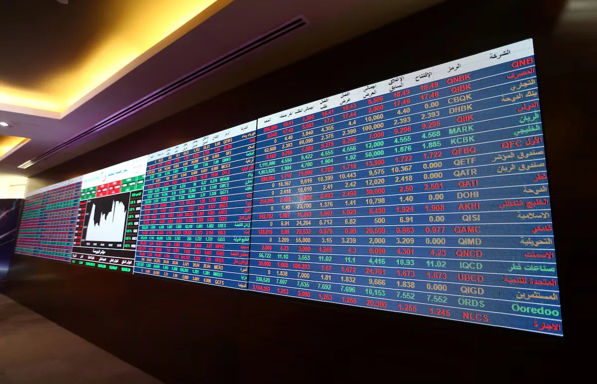Most Gulf Stock Markets Decline Amid Escalating US-Iran Exchange of Strikes
