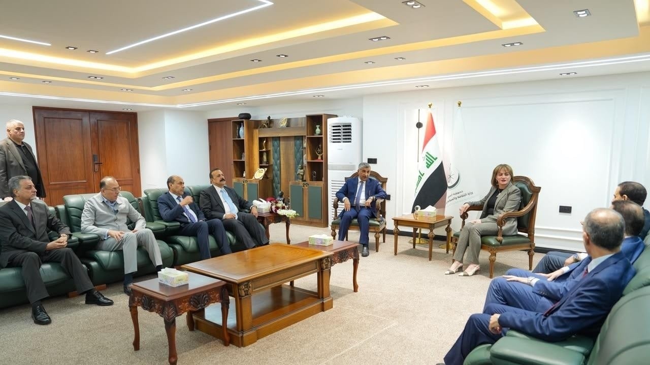 العيثاوي يتسلم مهام إدارة وزارة الثقافة في العاصمة بغداد - العيثاوي وزارة الثقافة Al-Aithawi Culture