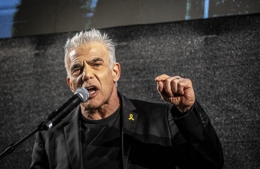 Lapid Warns of Consequences of Electing Netanyahu on State's Image - نتنياهو لابيد Netanyahu Lapid