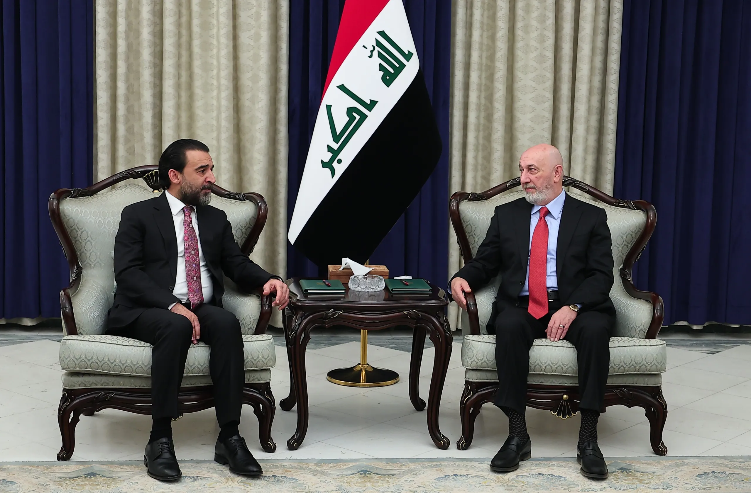 Amidi and Halbousi Discuss Government Formation and Public Demands
